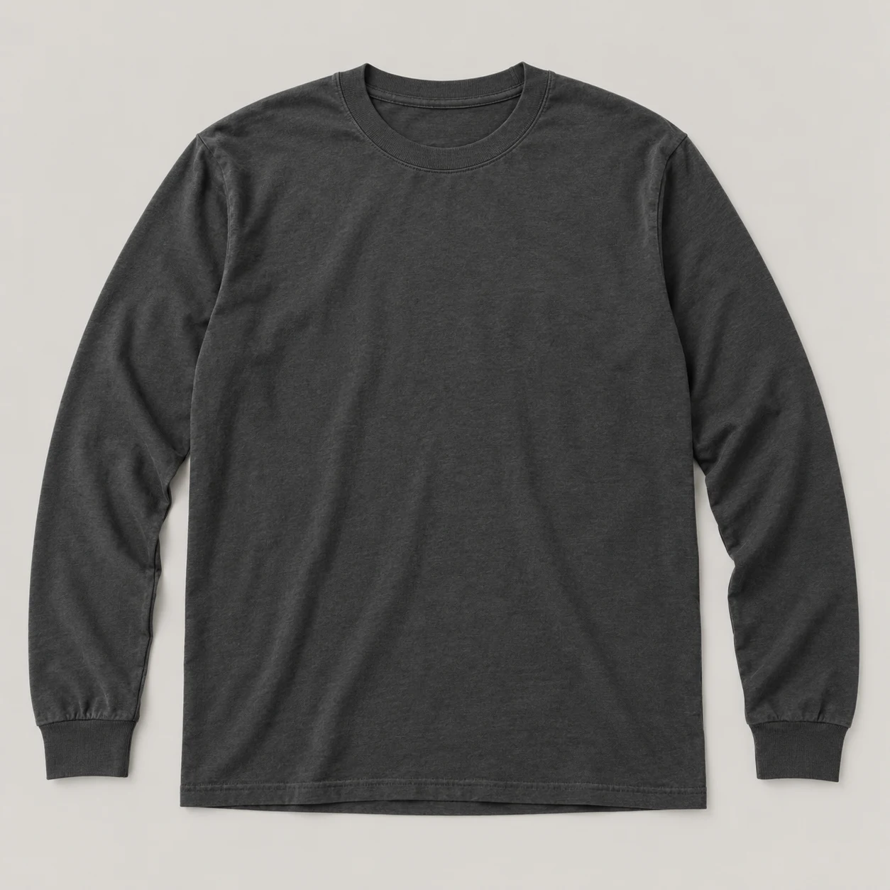 Long-sleeve cotton tee